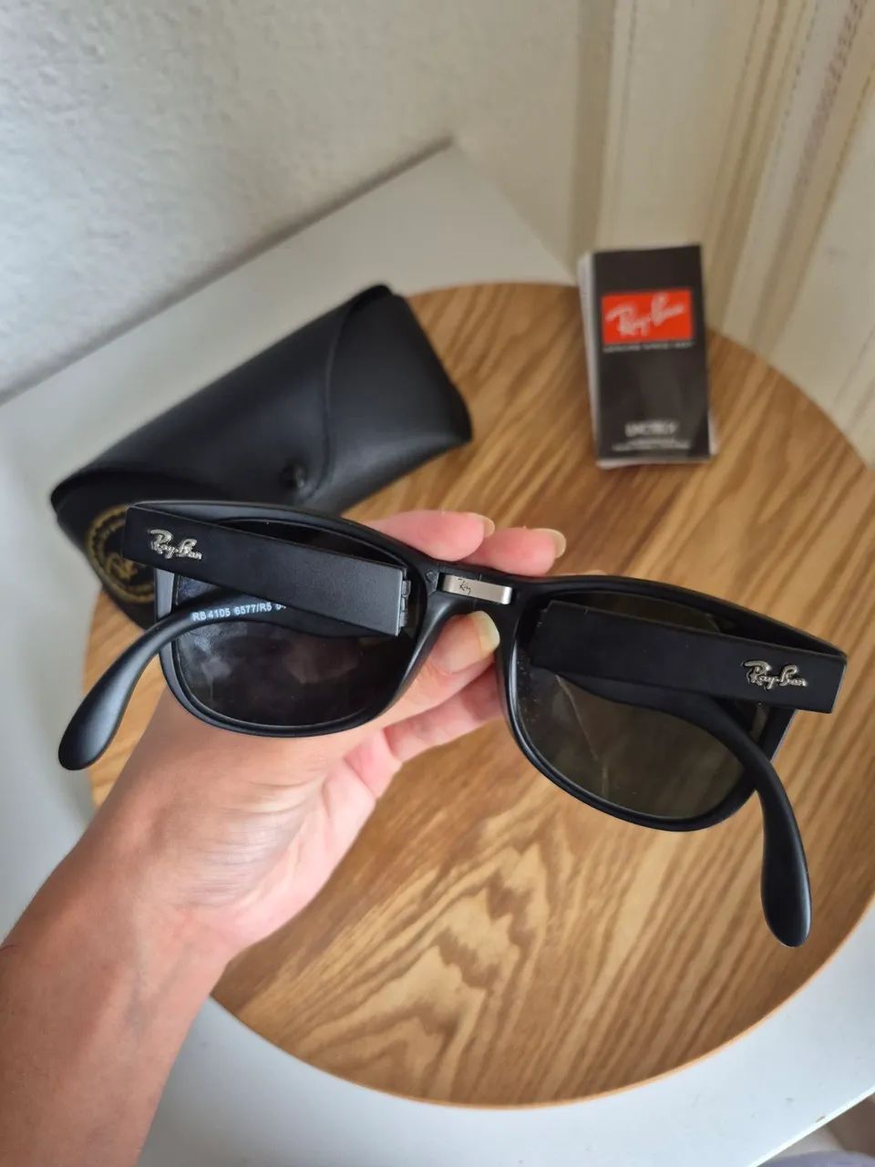 Óculos Ray-Ban Folding Wayfarer - RB4105 Original! - Foto 5