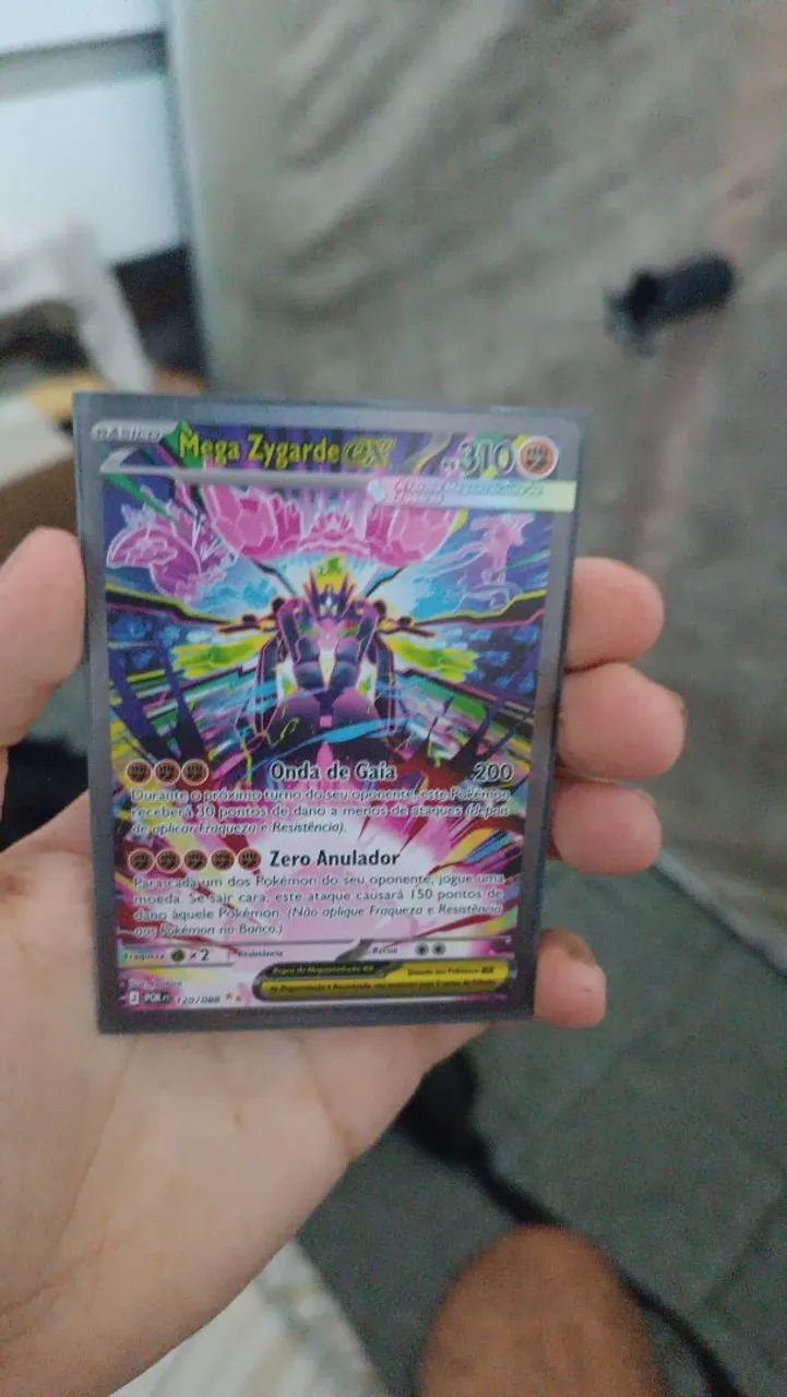 Carta pokémon mega zygarde ex