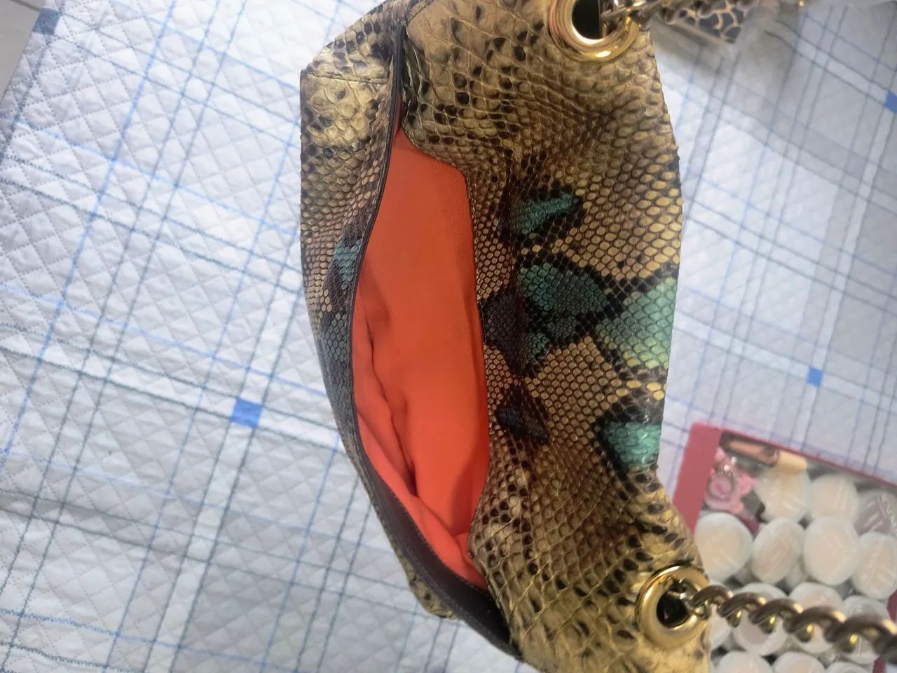 Bolsa de python Armelin  - Foto 3