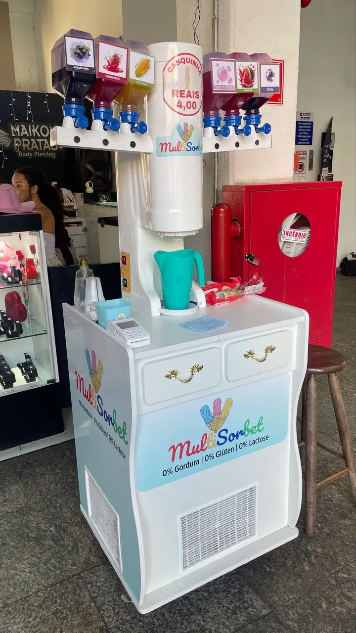 Máquina de Sorvete Retrô Americano - Foto 2