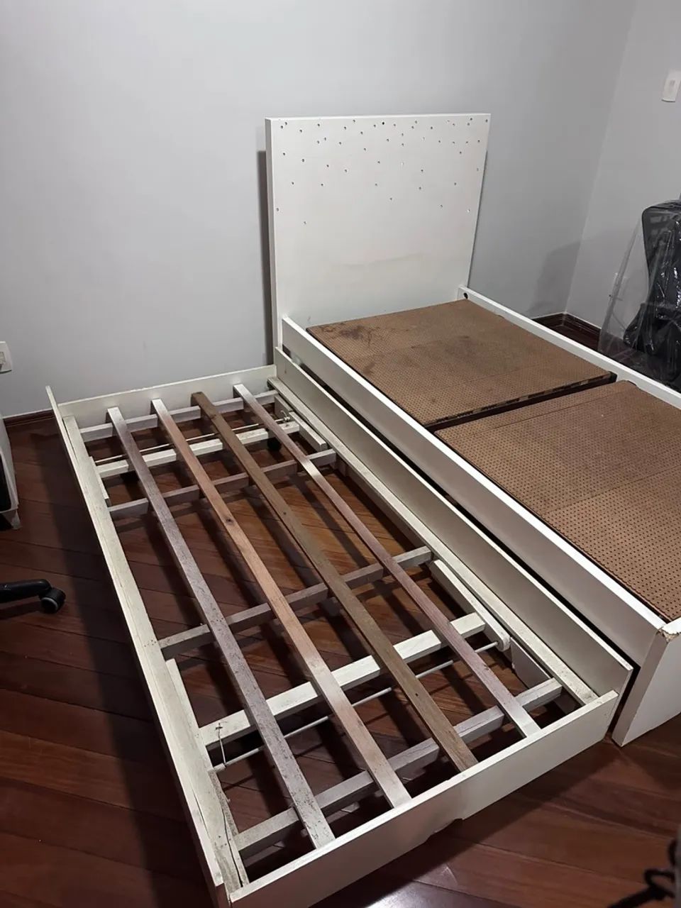 Cama Solteiro Branca Líder Interiores - Foto 4
