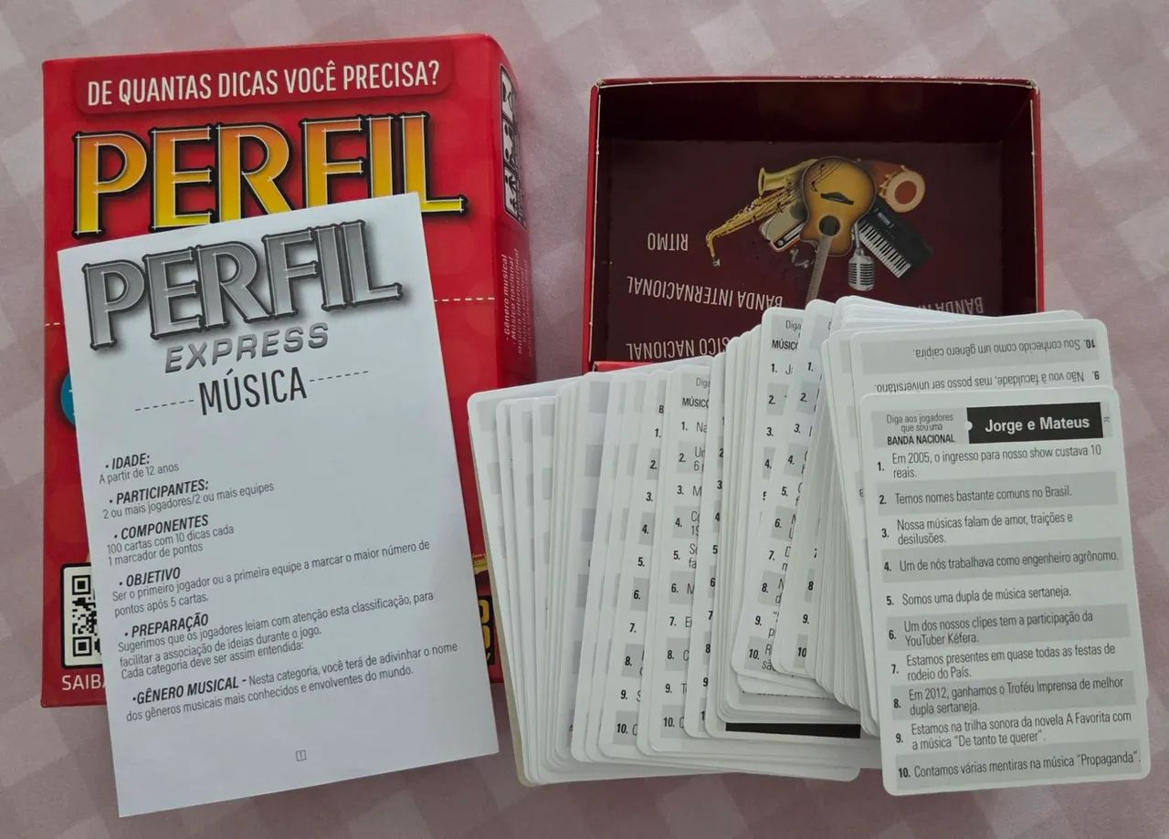 Jogo de Cartas Perfil Express Musica Grow - Foto 3