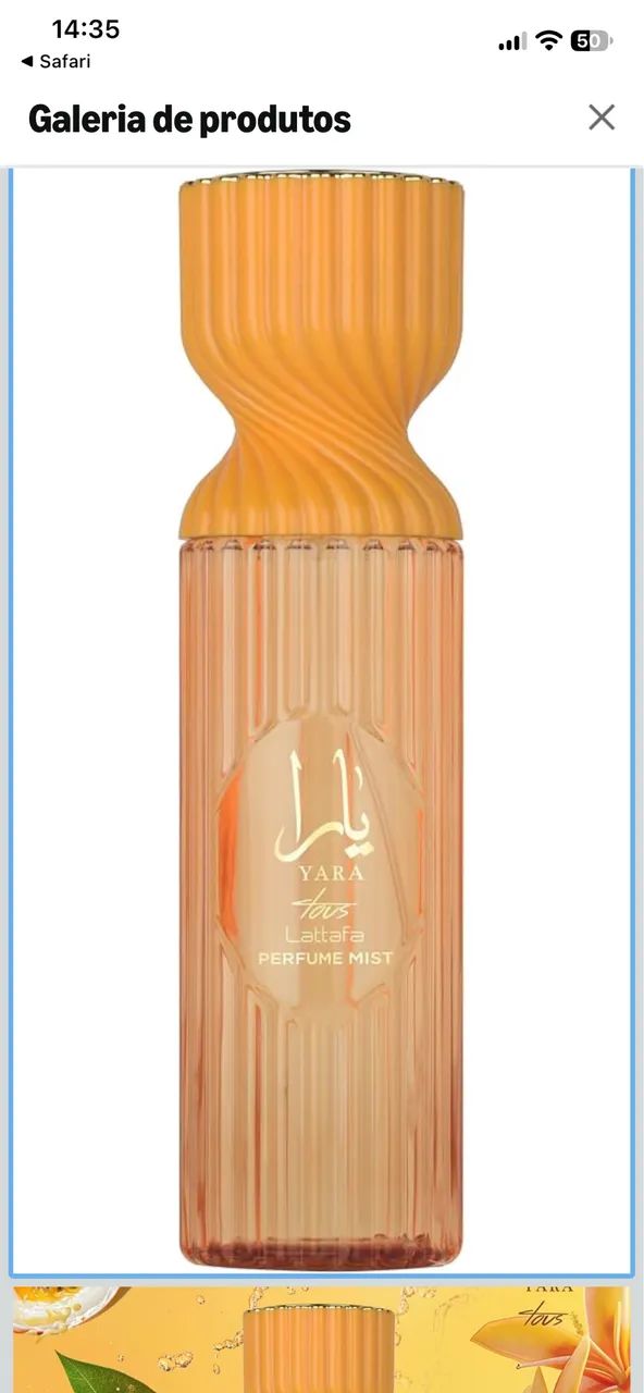Body Splah Yara Lattafa Original 250ml