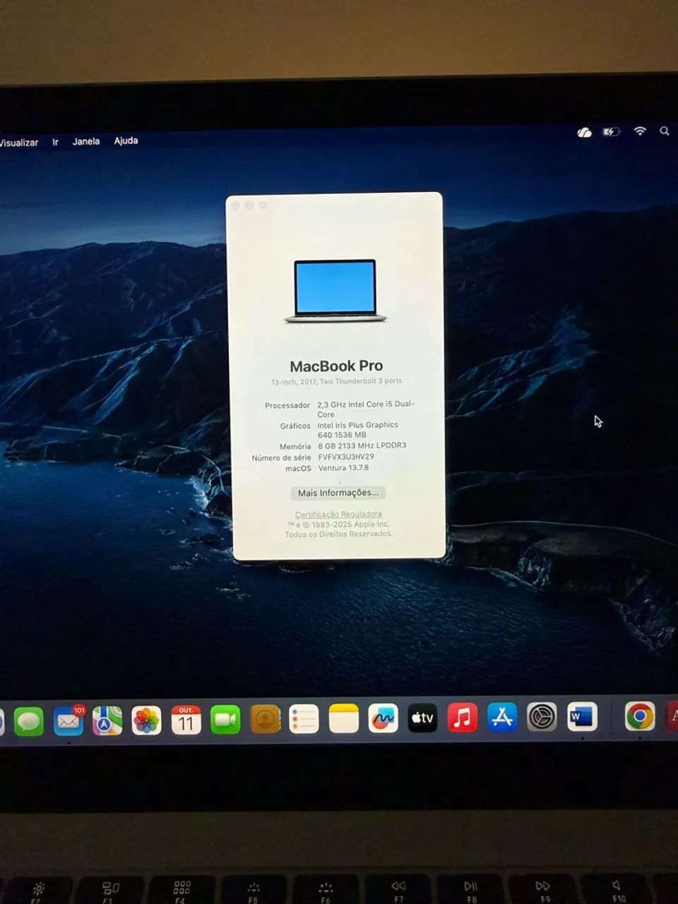 Vendo MacBook Pro de 13 polegadas (modelo 2017, duas portas Thunderbolt 3)  - Foto 4