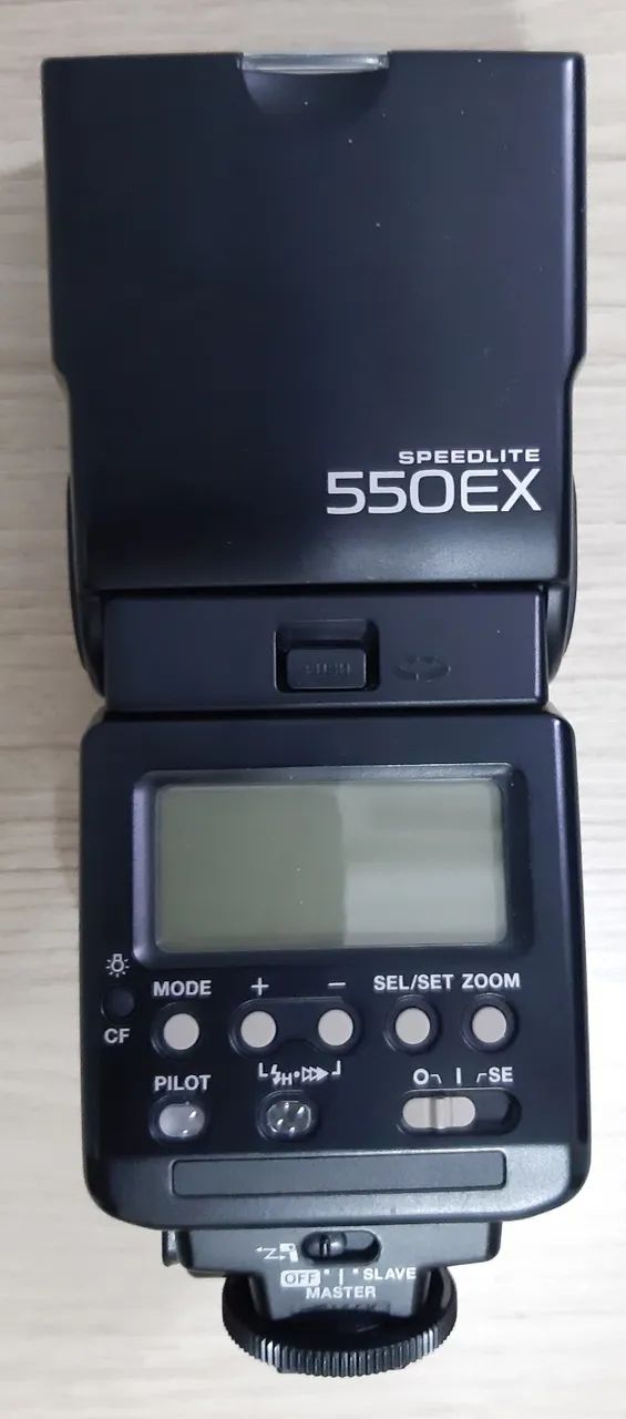 Flash CANON Speedlite 550EX Profissional | GN 55 | Wireless | Difusor Embutido