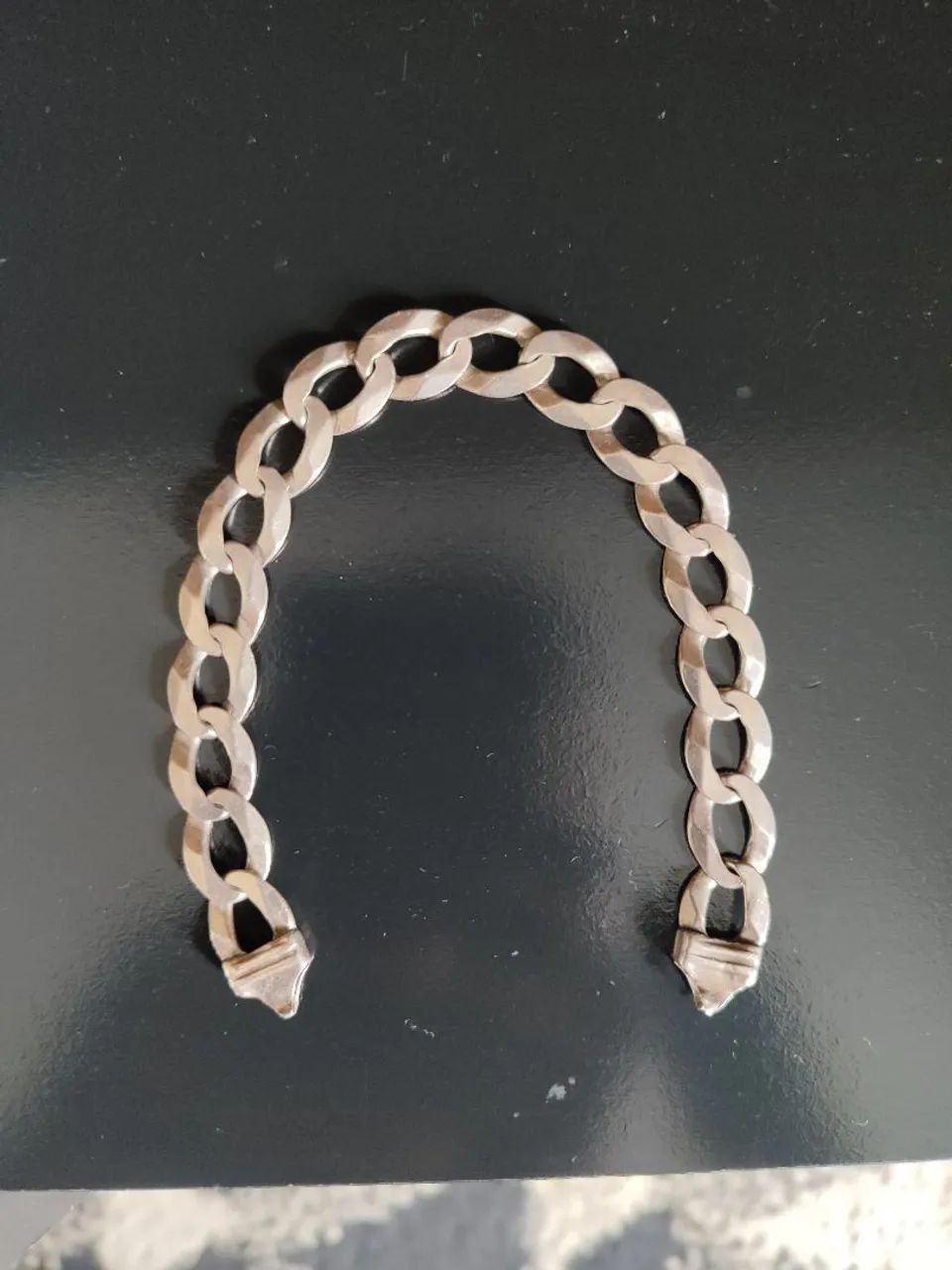 Pulseira Prata 925 Maciça 26g - Elo Grumet - Foto 2