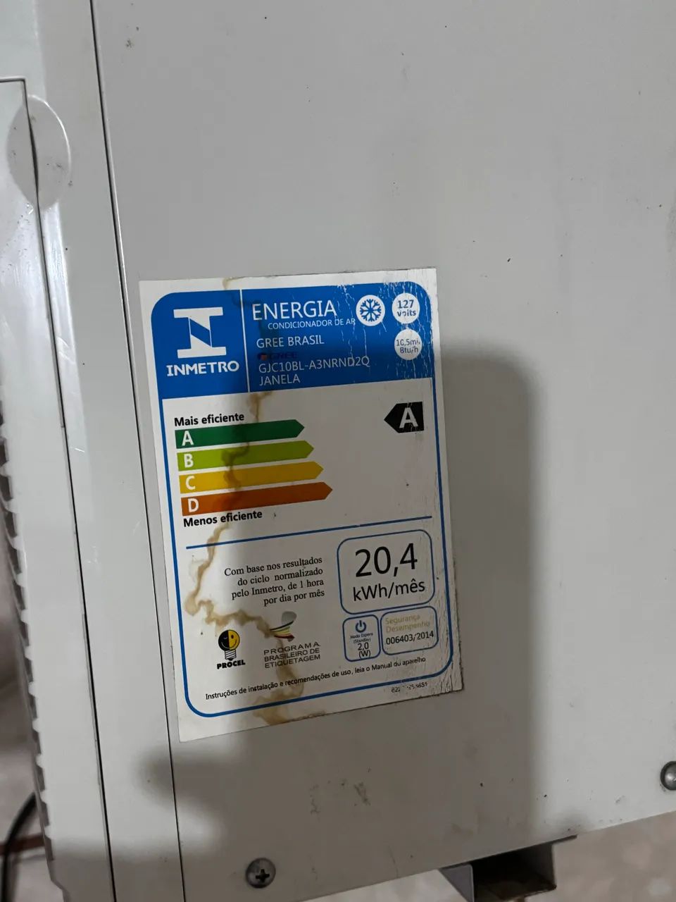  Ar Condicionado Gree 10.500 BTUs 127V  - Foto 2