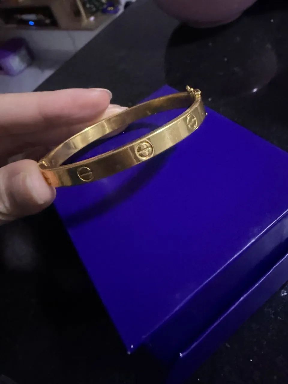 Bracelete ouro 18k modelo Cartier - Foto 2