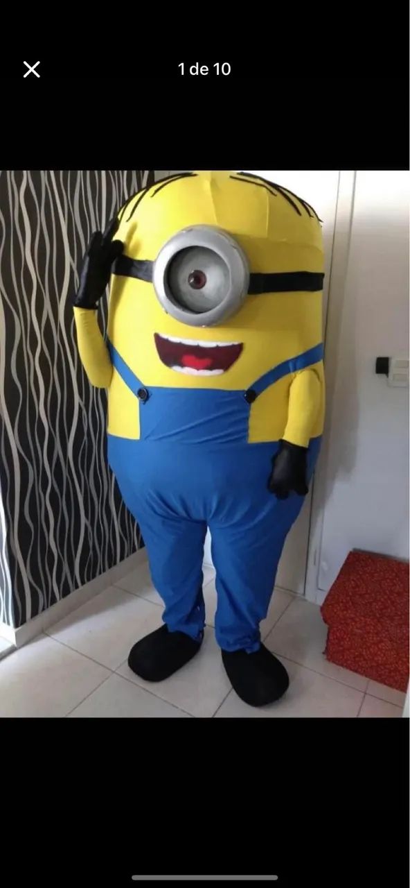 Fantasia completa Minion (um olho só)