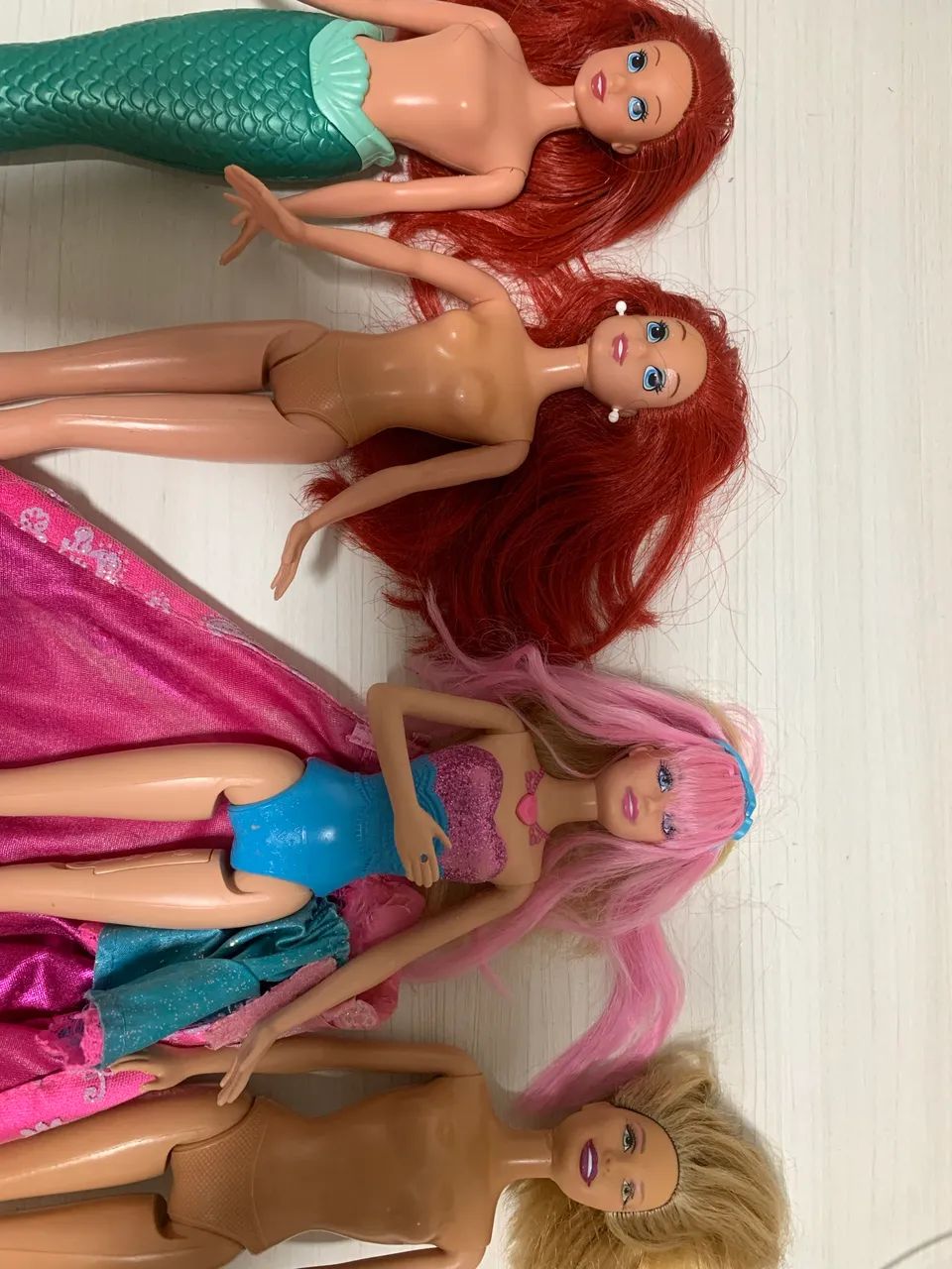 Lote 3: 3 boneca barbie sucata - Foto 3