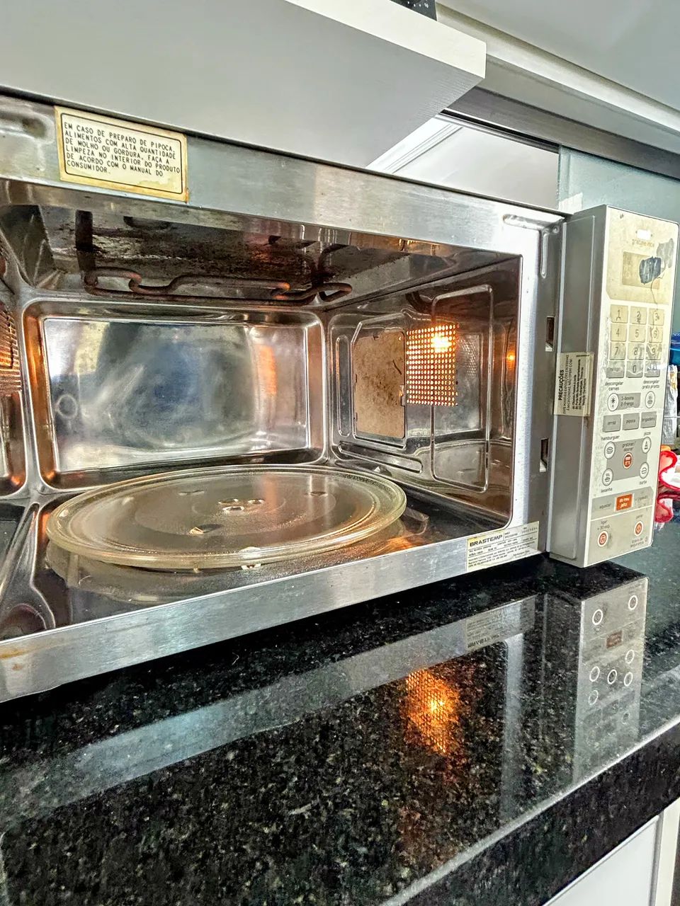 Microondas Brastemp Inox Grill - Foto 4