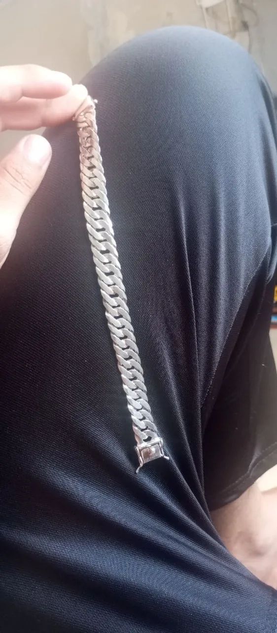 Pulseira de prata. - Foto 2