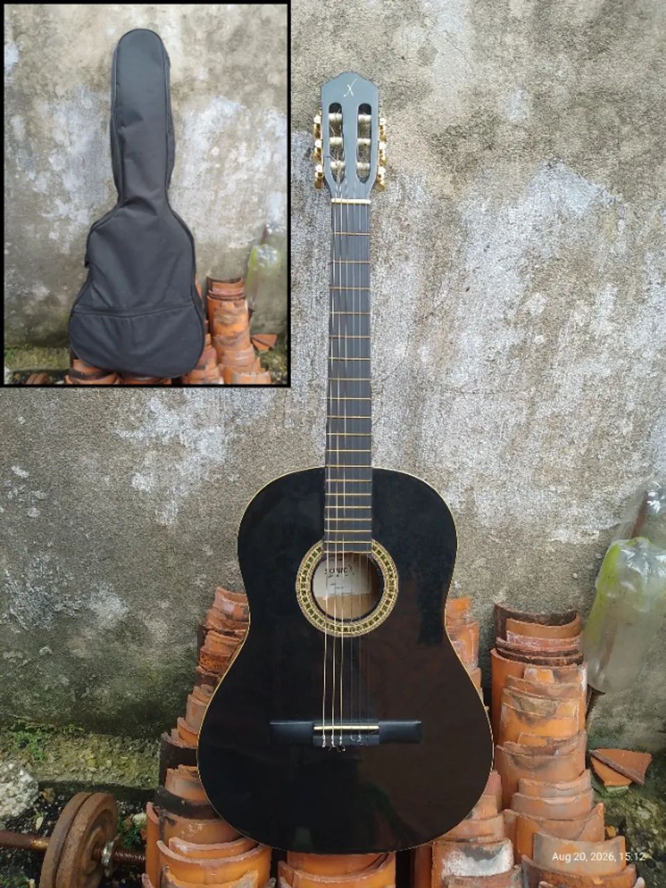 Violão Preto Usado Sonic Giannini 