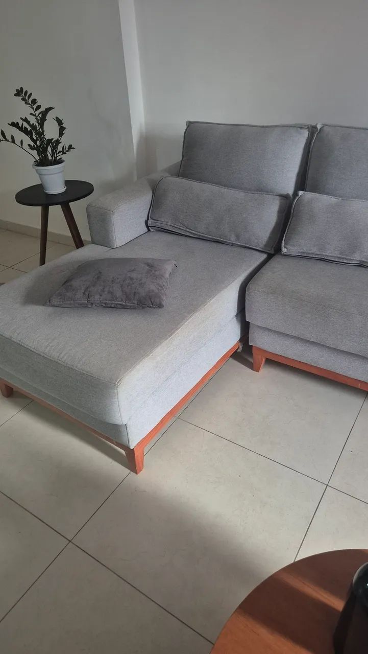 Sofá 3 lugares com chave 2,45m - Foto 3