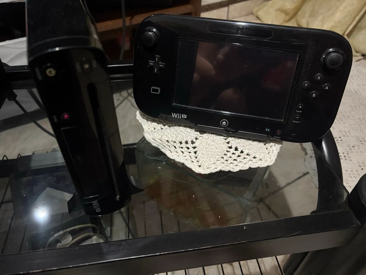 Nintendo Wii u com caixa game pad e jogos  - Foto 4