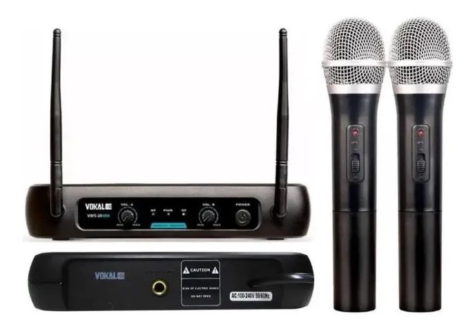 Microfone Vokal Sem Fio VWS 20 Plus - Foto 3
