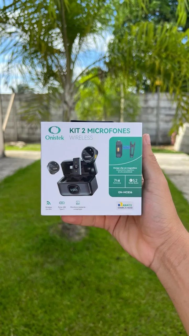 Microfone Lapela Duplo (entrega gratis) - Foto 2