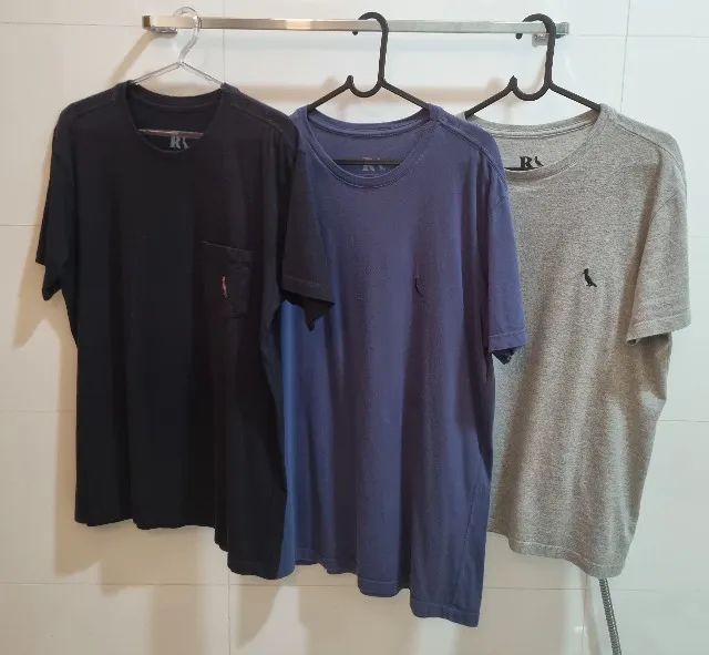  Kit de Camisetas Reserva Básica Algodão - Tamanho P