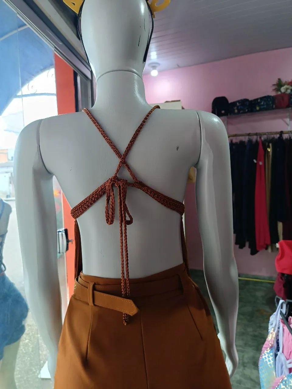 Cropped de crochê  - Foto 3