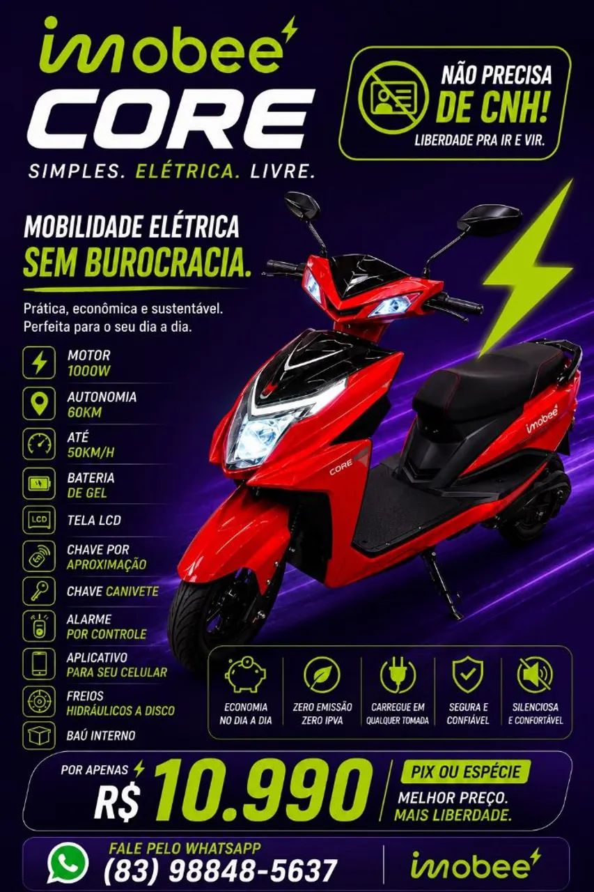 Scooters Elétricas - IMOBEE - Foto 3