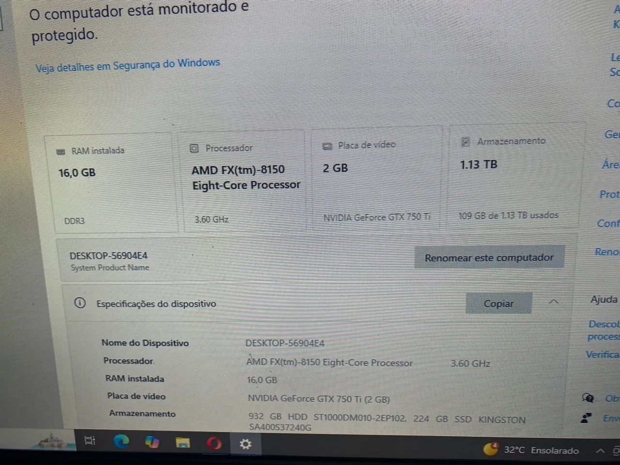 Vendo pc gamer 