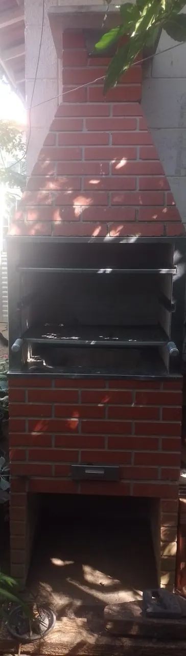 Churrasqueira pré moldada tipo tijolinho