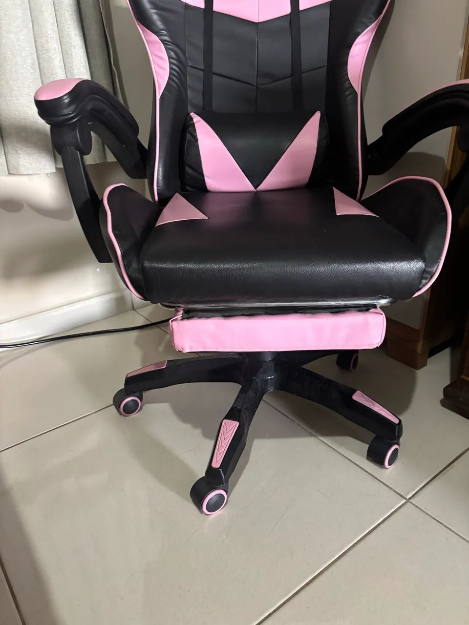 Cadeira Gamer rosa 