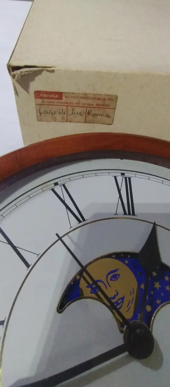 Relógio de Parede Kienzle Quartz - Fase da Lua - funcionando - Foto 3