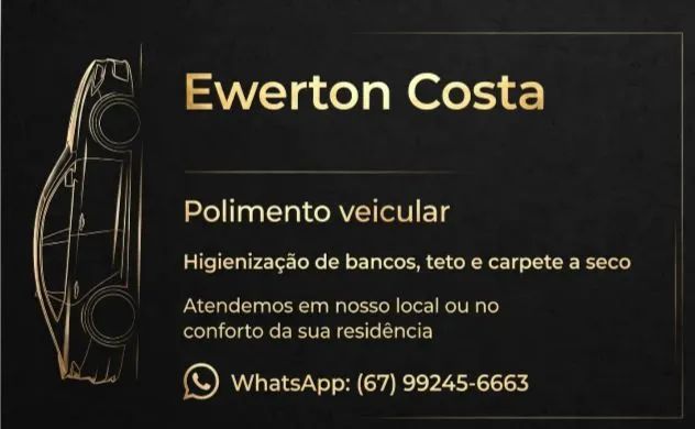 Polimento veicular e higienização de bancos teto a seco 