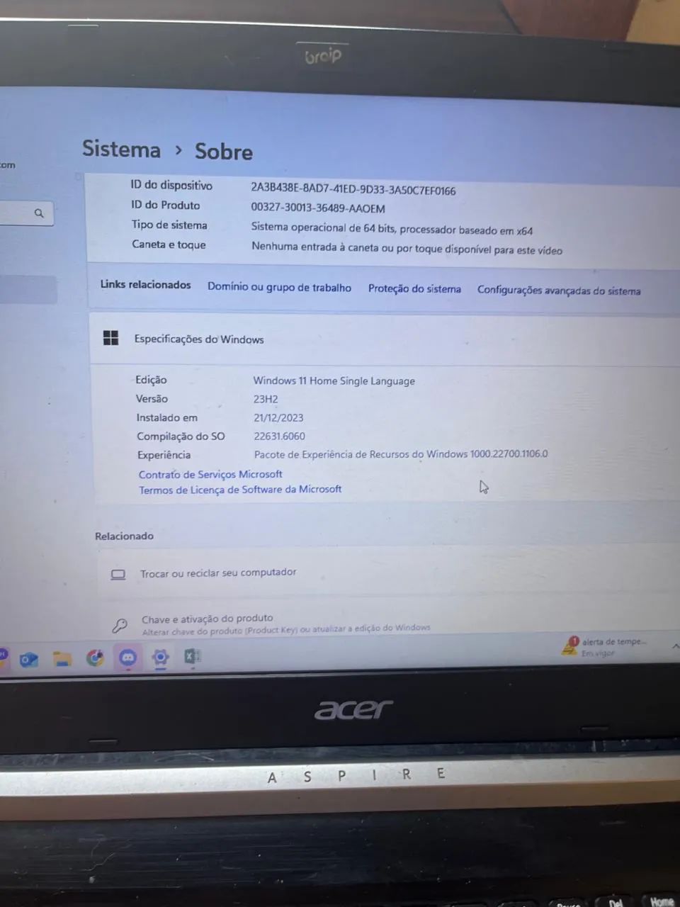 Notebook Acer 22" I5 1TB 8gb - Foto 4