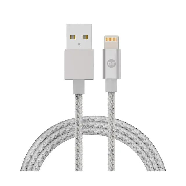 Cabo Lightning para USB Goldentec 1.2m MFi Silver Frete Grátis - Foto 4