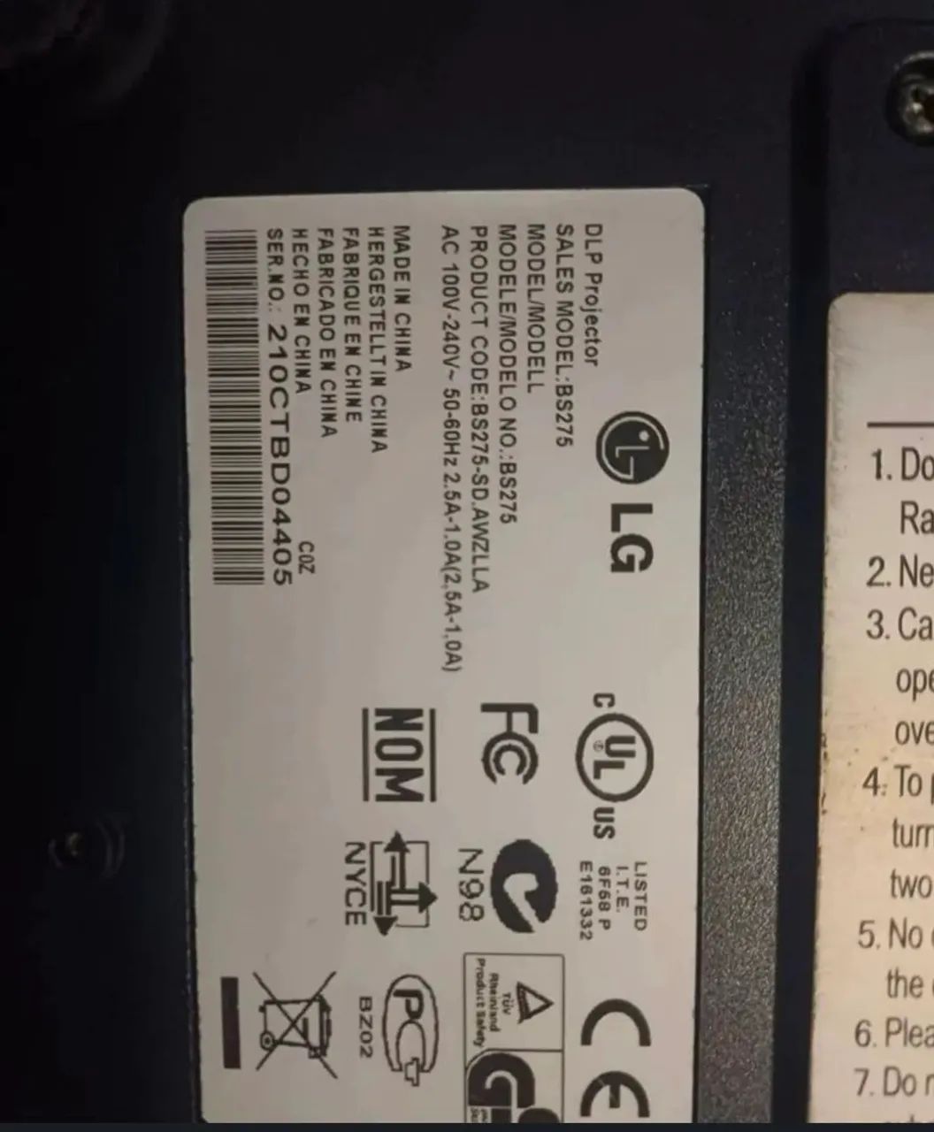 Projetor LG - Foto 4