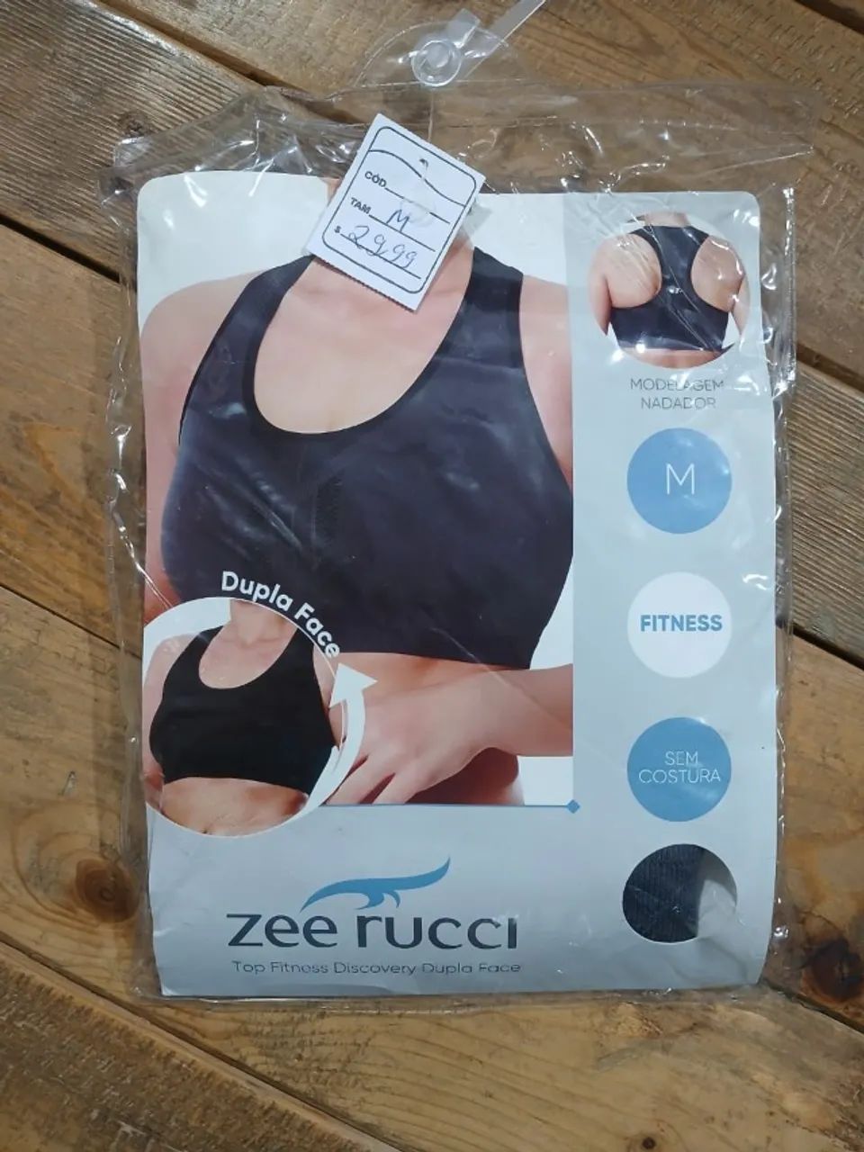 TOP DUPLA FACE ZEE RUCCI TAMANHO M VALOR 29,99
