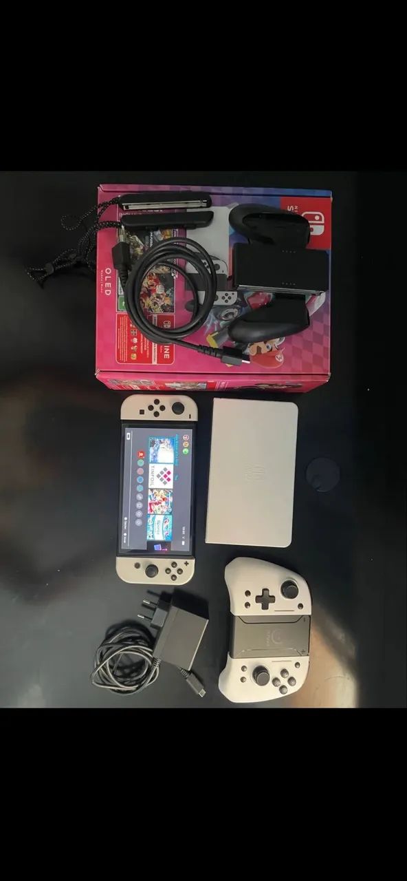 Nintendo Switch Oled Desbloqueado Usado - Foto 5