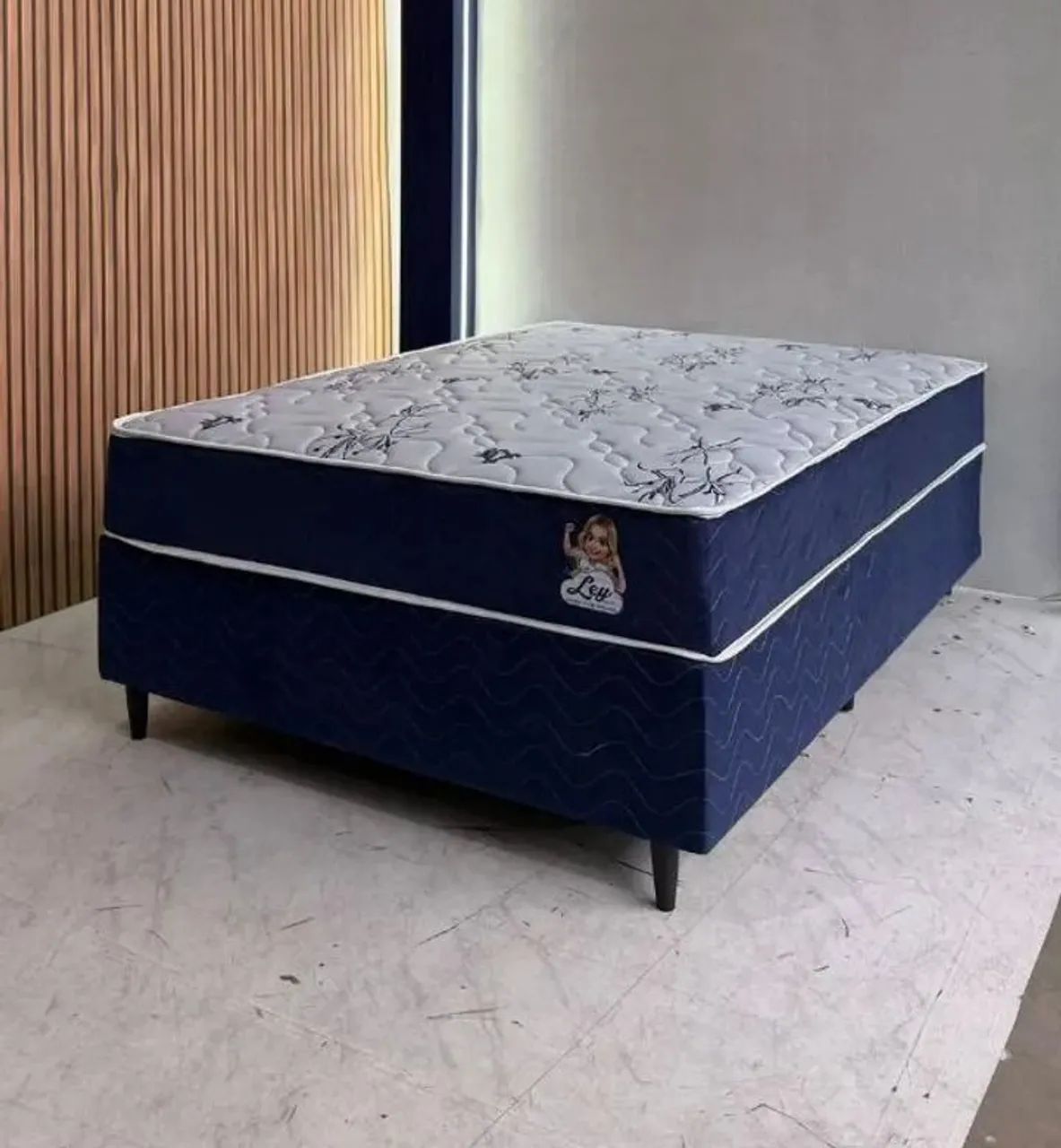 CONJUNTO BOX PADRÃO COM MOLAS ENSACADAS 