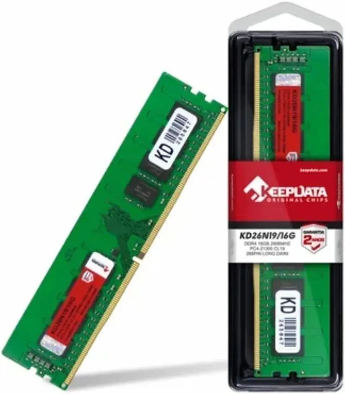 Memória RAM 16GB DDR4 2666 MHz desktop - Memória RAM - Coqueiro