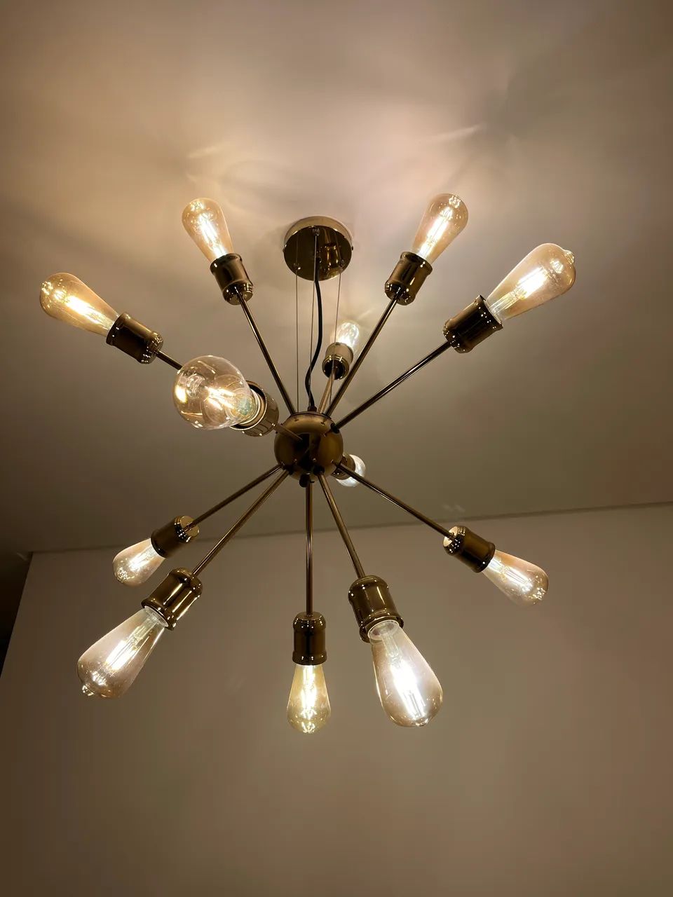 Lustre atomo 12 lampadas