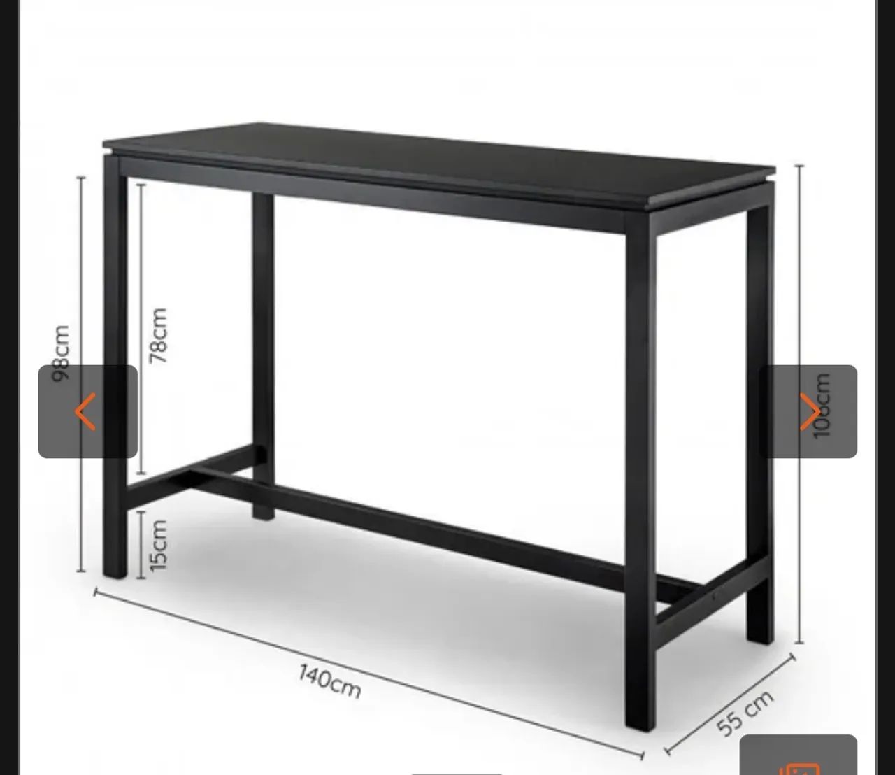 Conjunto - Mesa e banquetas de madeira maciça  - Foto 3