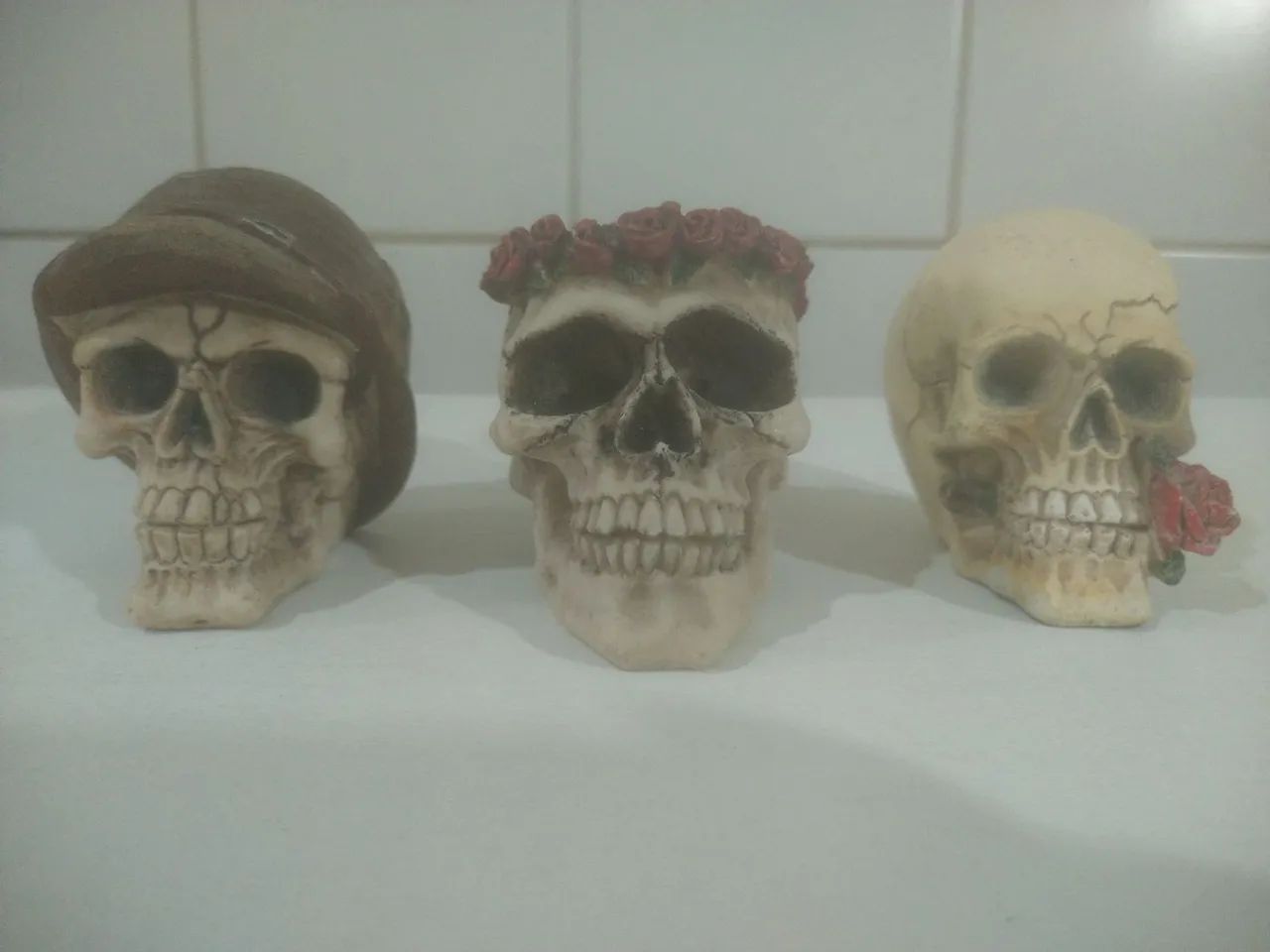 3 Crânio caveira em resina  - Foto 2