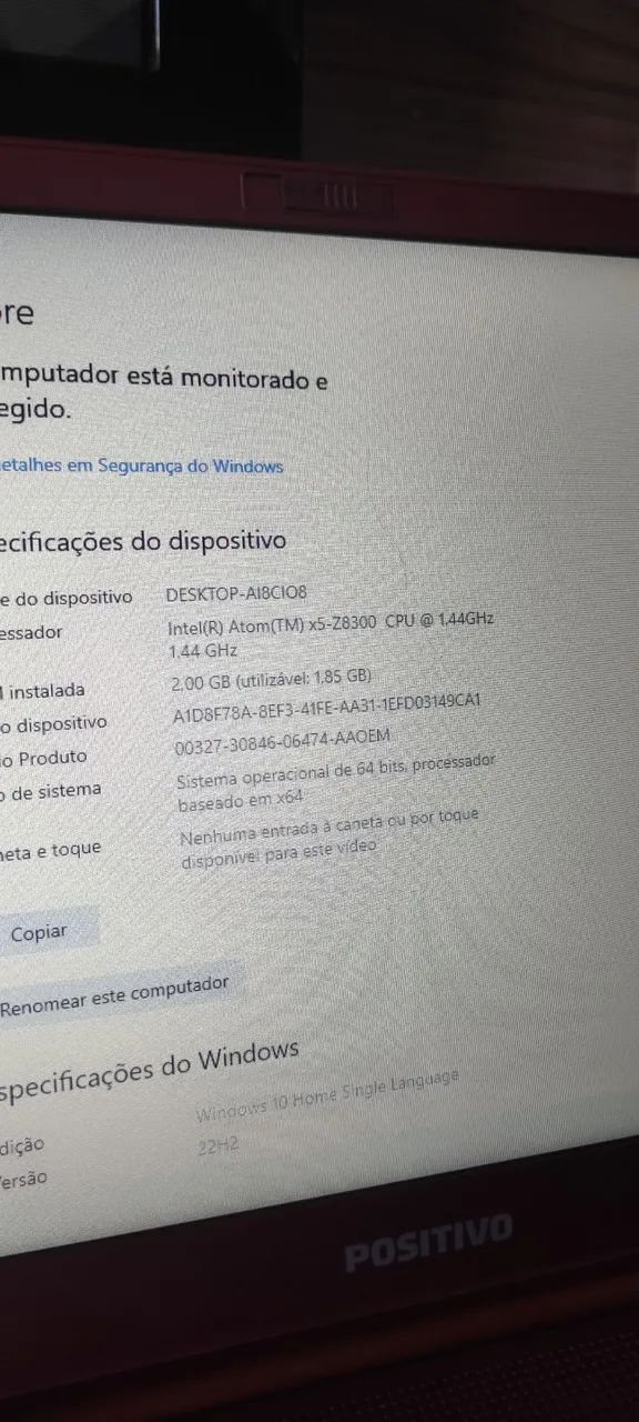 Notebook POSITIVO MOTION RED QUAD-CORE BARATO!!! - Foto 5