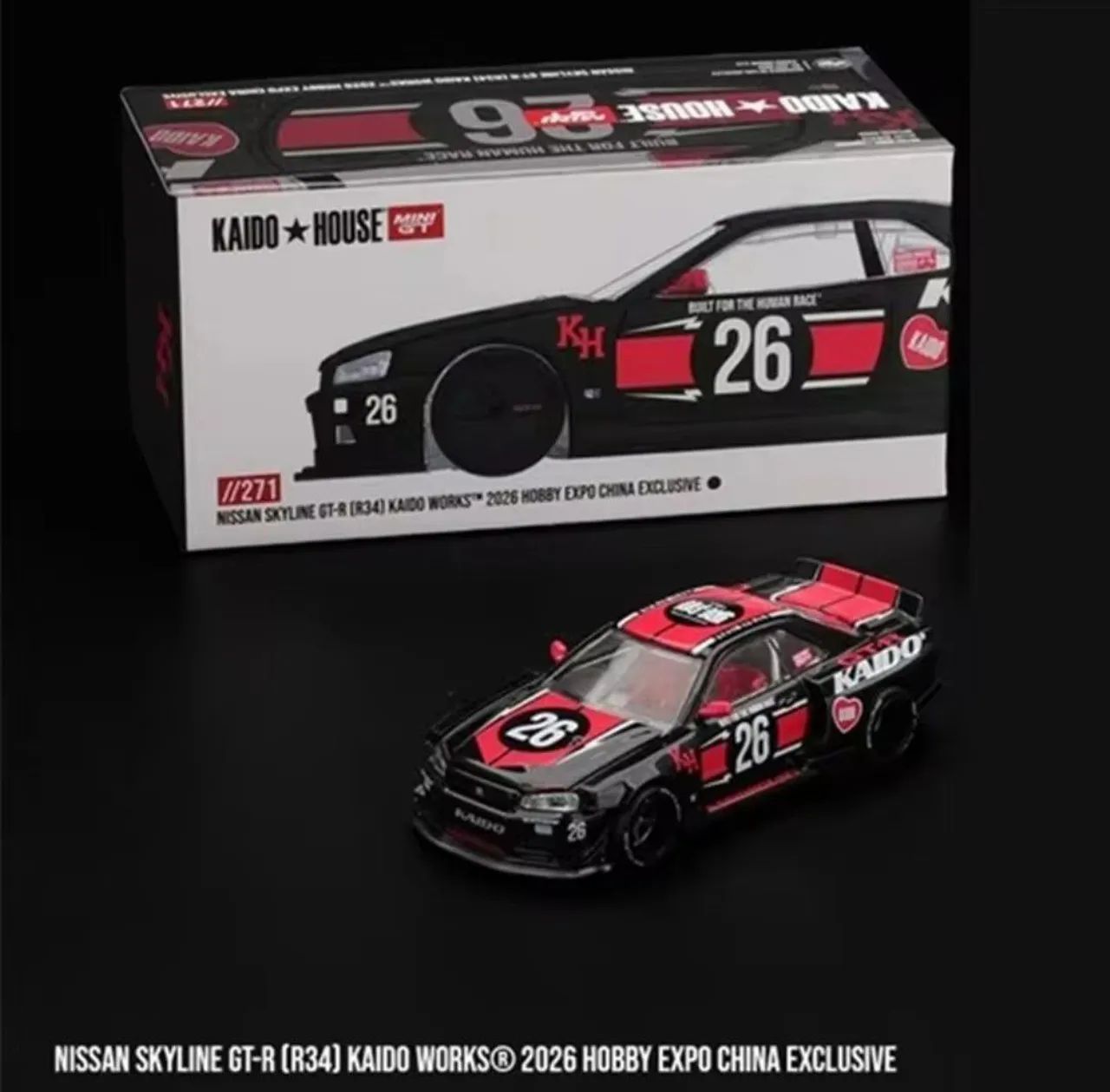 MINI GT Kaido House 271 Nissan GT-R R34 2026 HEC CHINA EXPO