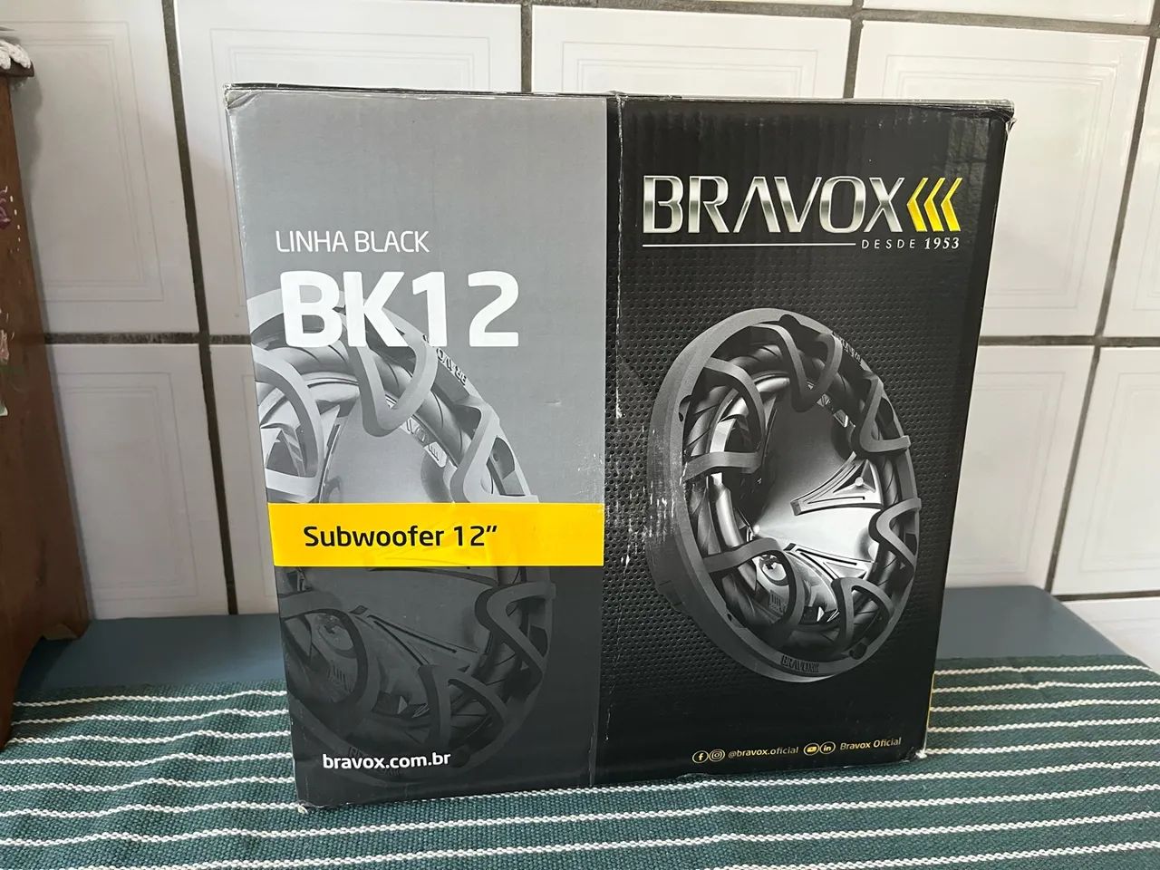 Alto Falante Subwoofer Bravox BK12-D2 700w - 12 Pol - 2ohms