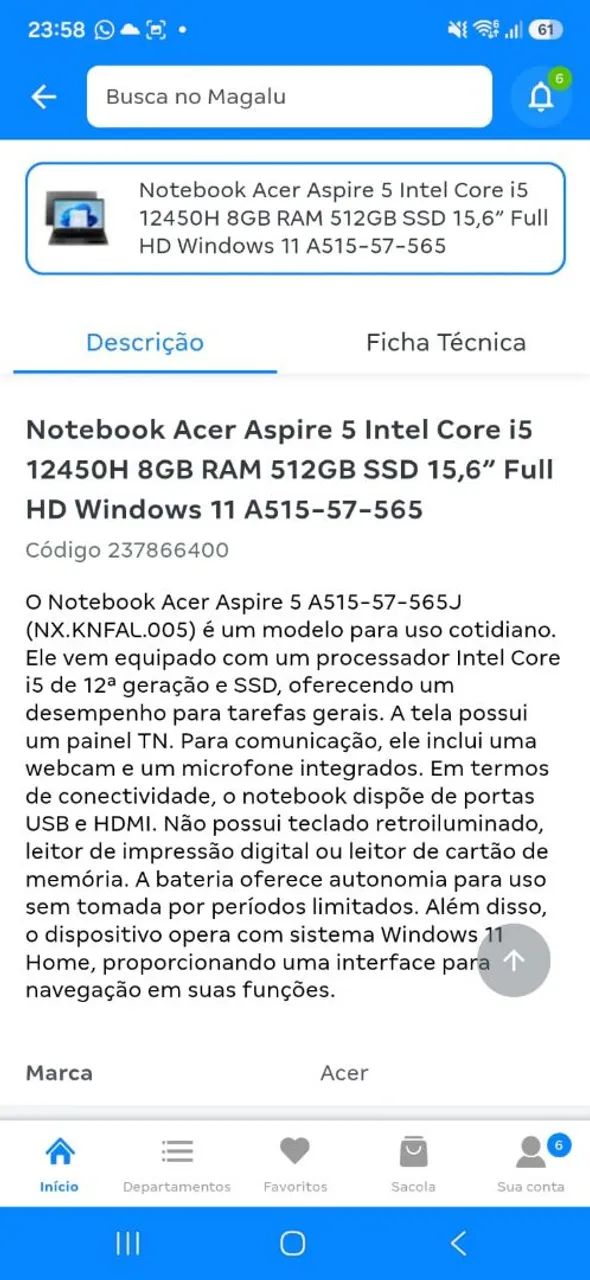 Notebook Gamer  - Foto 5