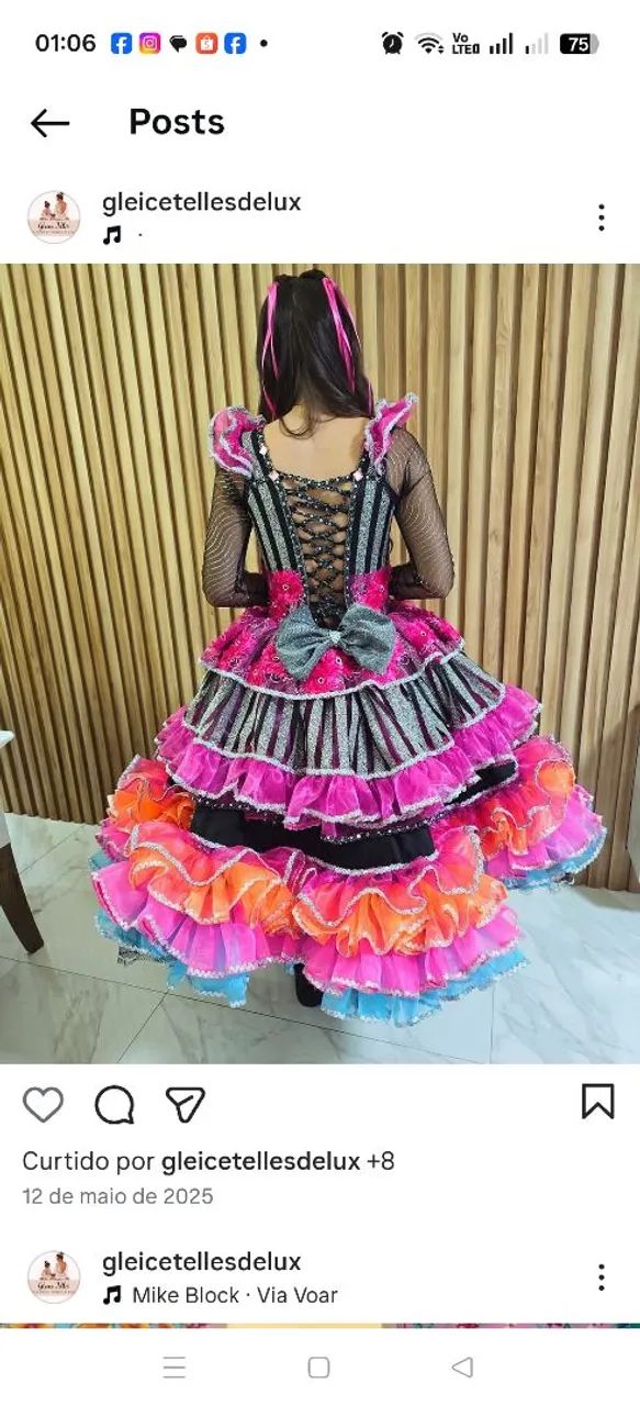 VESTIDOS JUNINO ( ALUGO ) - Foto 4
