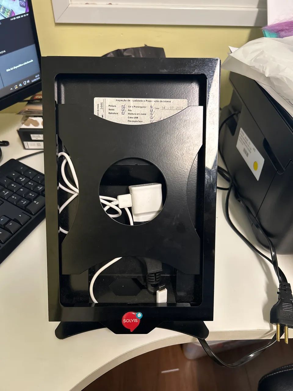 Suporte Tablet Autoatendimento 