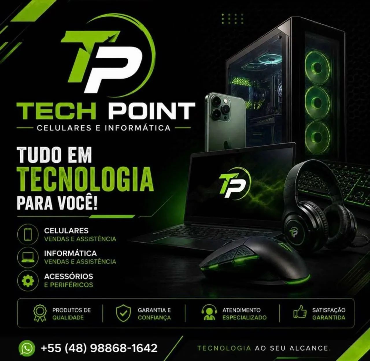 Tech Point - Celulares, Informática, Periféricos e Assistência Técnica