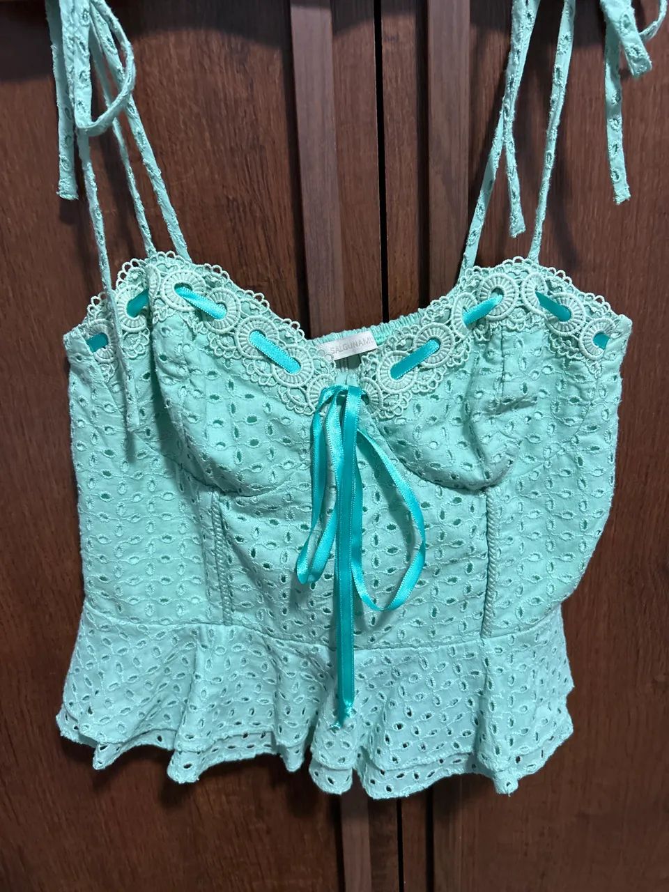 Blusa de alcinha da marca salgunamu - Foto 3