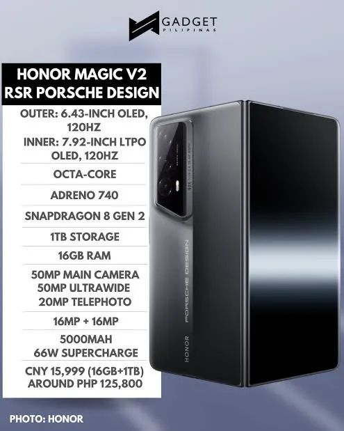 Honor Magic V2 Porsche Design, 1TB NOVO!  - Foto 4