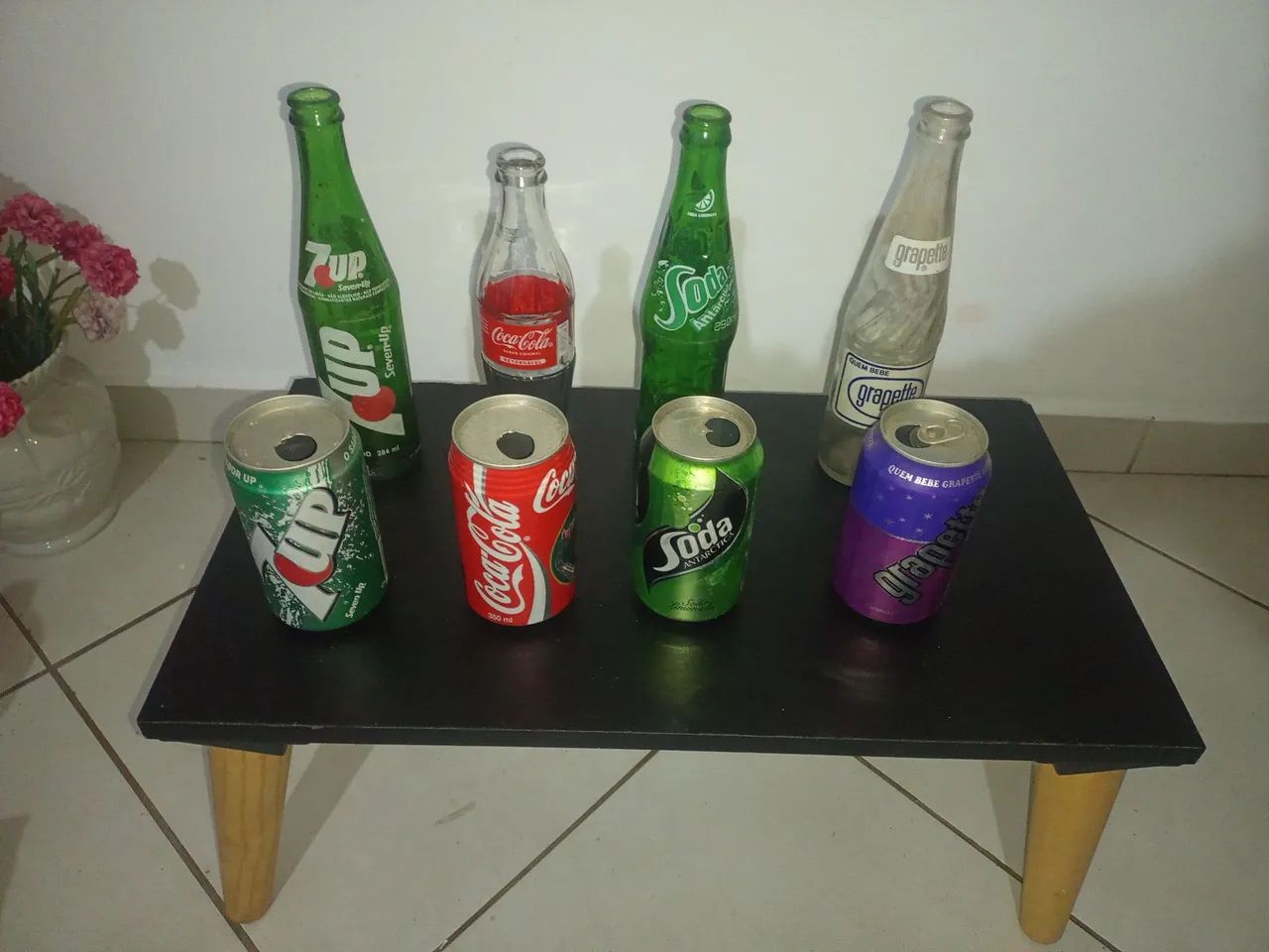 Garrafas e Latas antigas 
