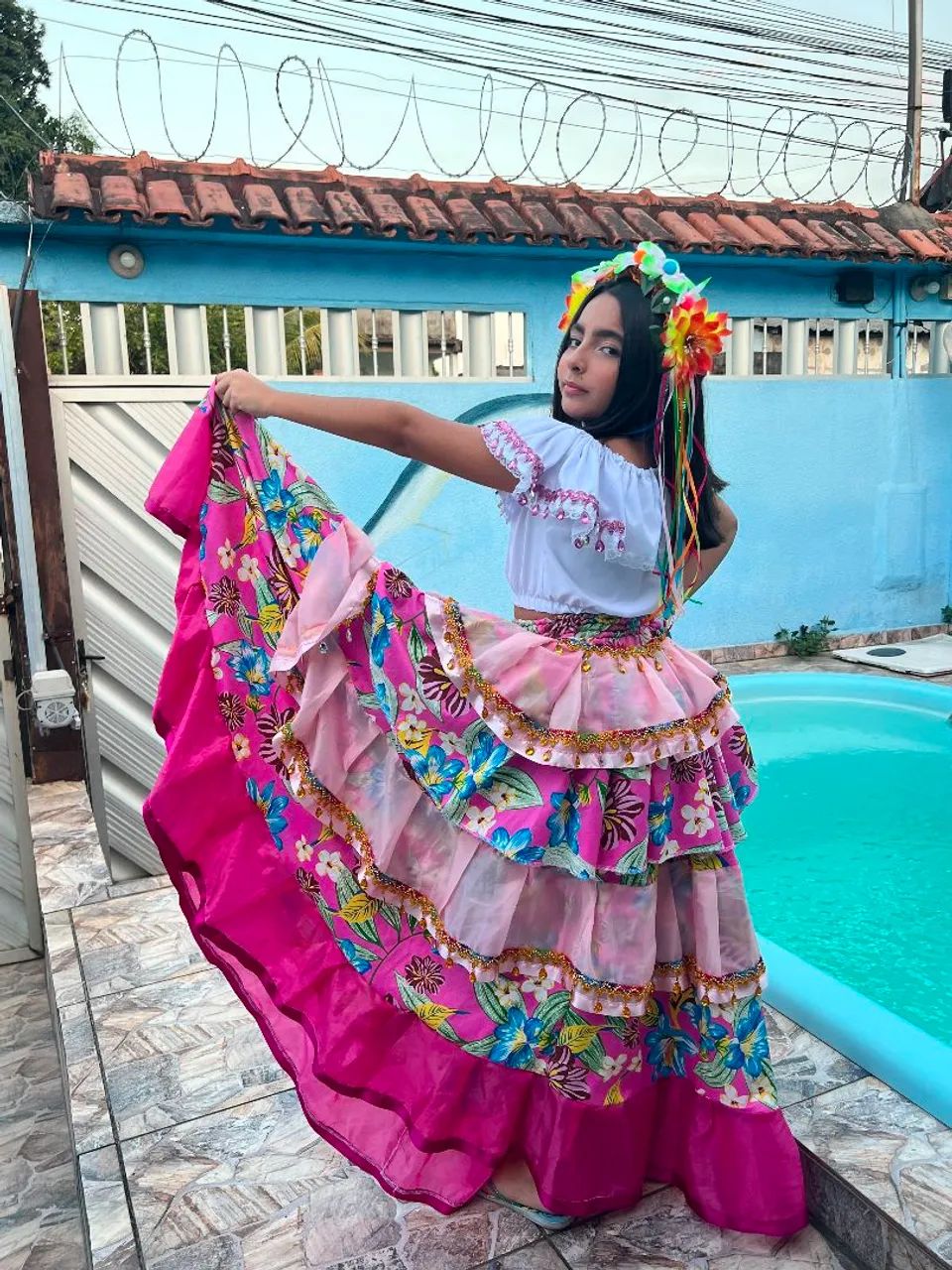 Roupa feminina completa de Carimbó  - Foto 2